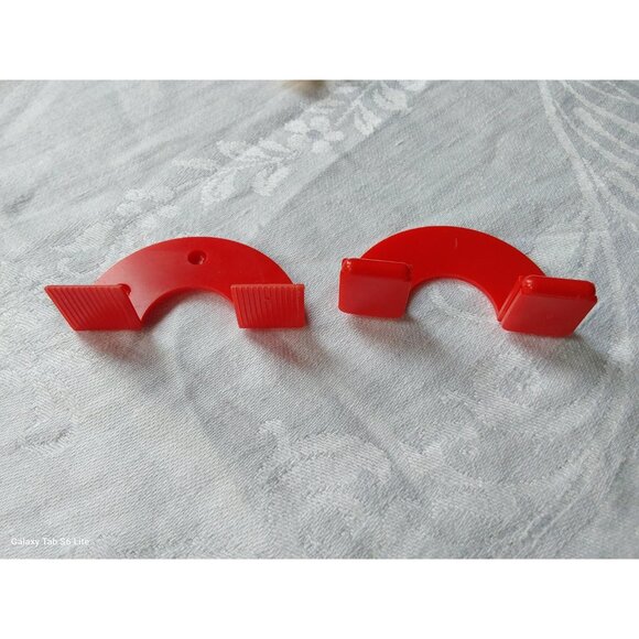 Vintage 1970s Inox set of 4 pompon makers plastic 4 different sizes instructions - Picture 9 of 10